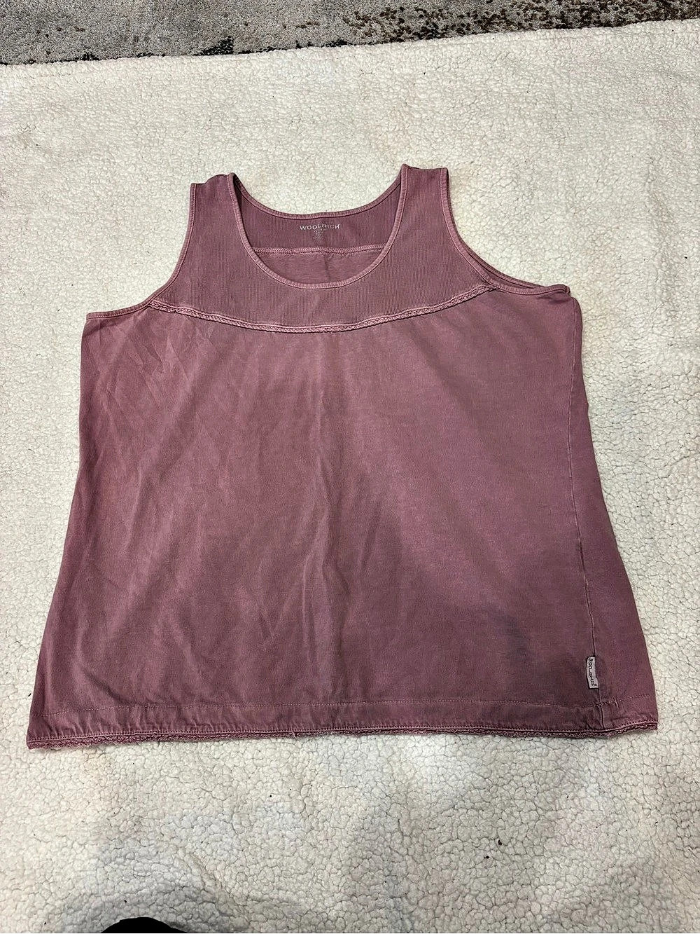 Woolrich Tank Top in Pink Size XL